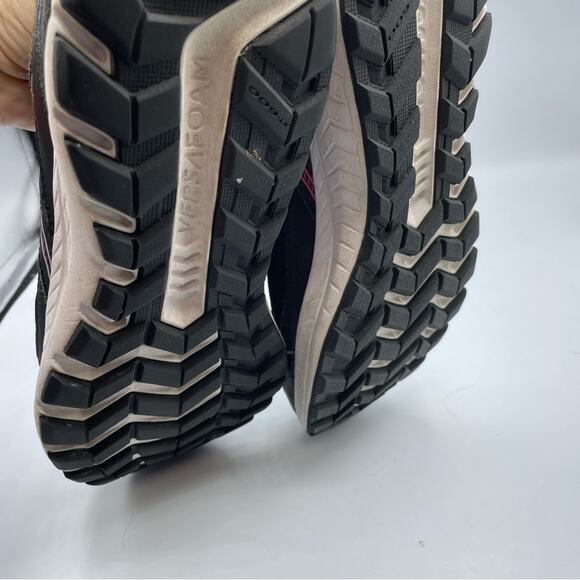 Saucony Cohesion 13 Black & Hot Pink Womens Running Shoes Sneakers 8.5 - Picture 9 of 10